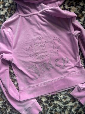 NWOT Lilac Juicy Couture Velour Zip Tracksuit Top